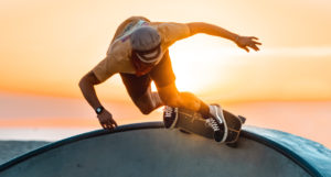 Skateboarding