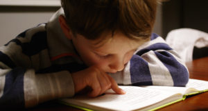 child reading