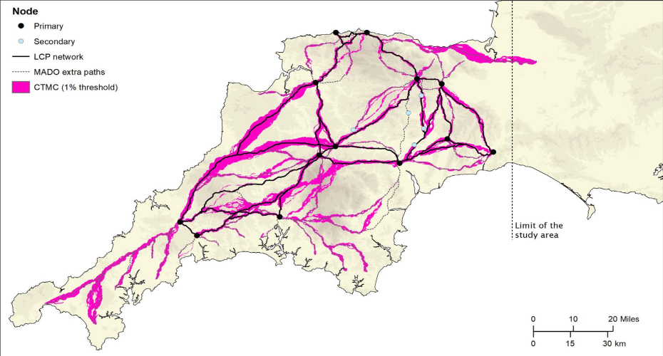 The full network of Roman roads