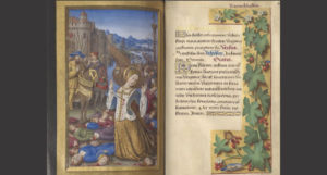 Anne de Bretagne's book of hours, Jean Bourdichon, Paris, Bibliothèque nationale de France, MS Latin 9474, fol. 199v-200r