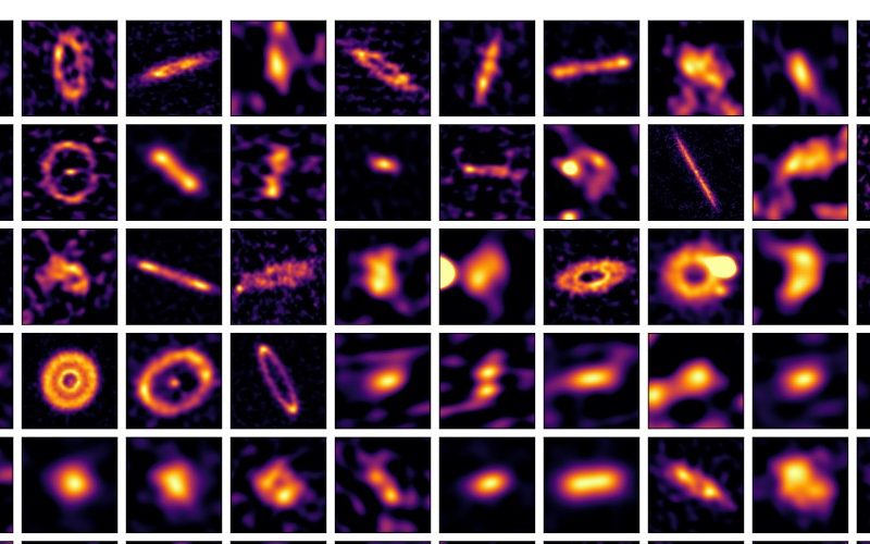 ALMA images of a subsample of 30 exocomet belts studied in REASONS displaying a great diversity of morphologies - credit Luca Matrà,