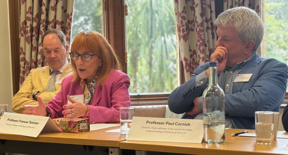 Former Chief of the General Staff highlights work of University of Exeter defence experts
