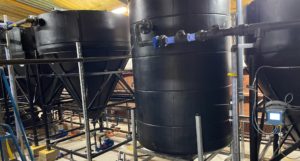Large tanks seen in a plant room at the Sea Life Centre in Weymouth