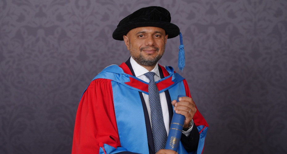 Trailblazing parliamentarian Sir Sajid Javid honored by the University of Exeter