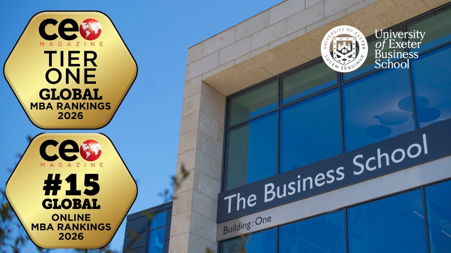 Rankings success for Exeters MBA