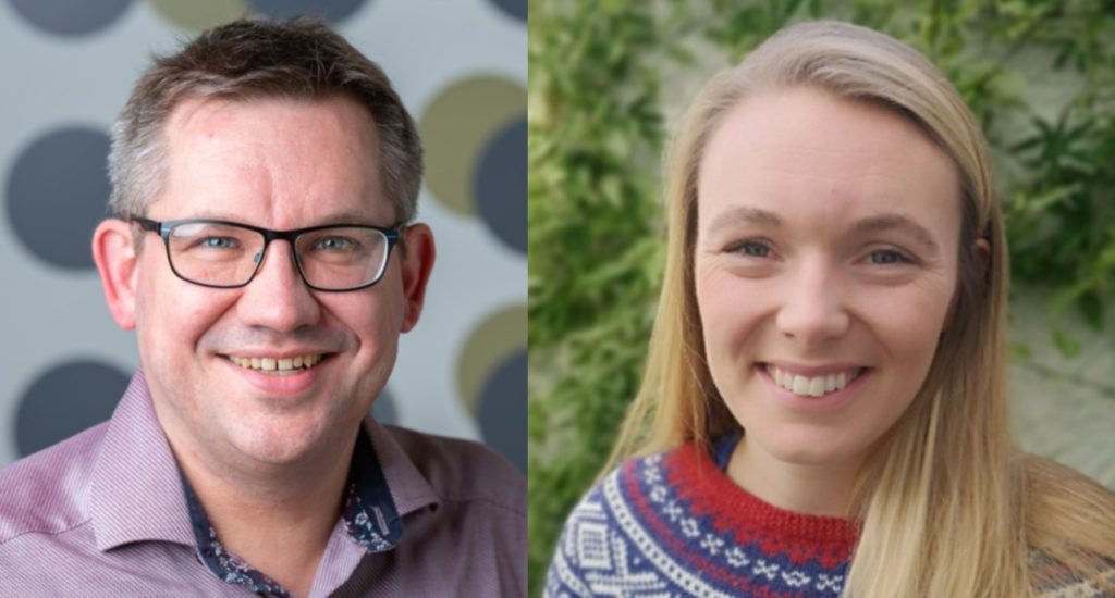 Dr Wolfram Moebius and Dr Alice Trevail