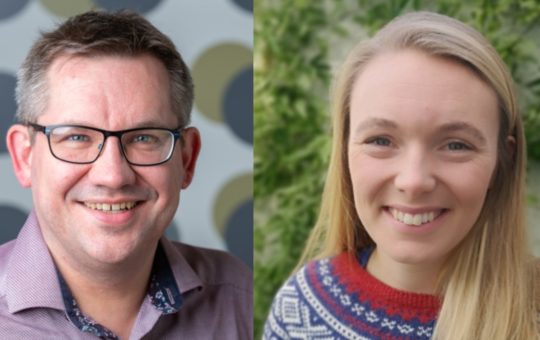 Dr Wolfram Moebius and Dr Alice Trevail