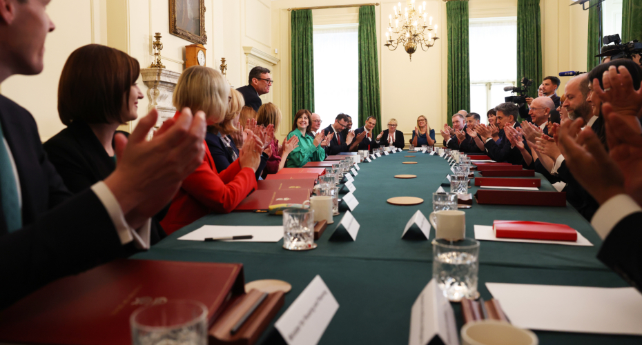 Prime Minister Andy Burnham hosts his first weekly Cabinet Meeting in 10 Downing Street. Picture by Lauren Hurley No 10 Downing Street